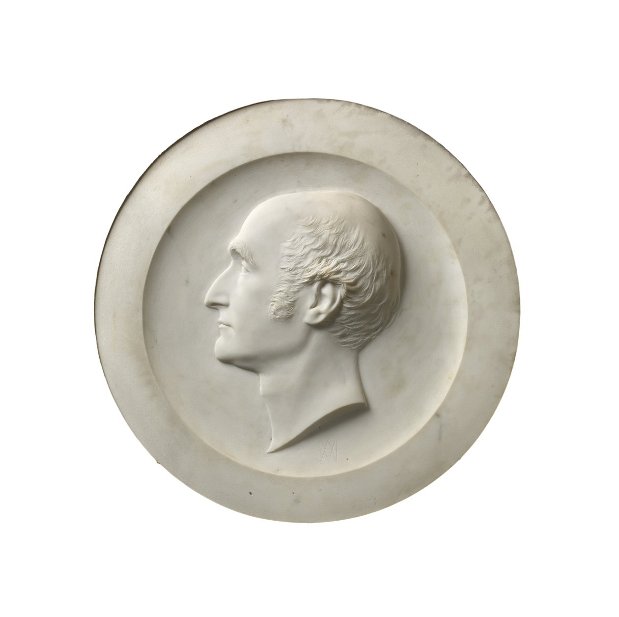 Profilportrett av Revd Dr Henry Wellesley, 1856 (carrara marmor) av Alexander Munro