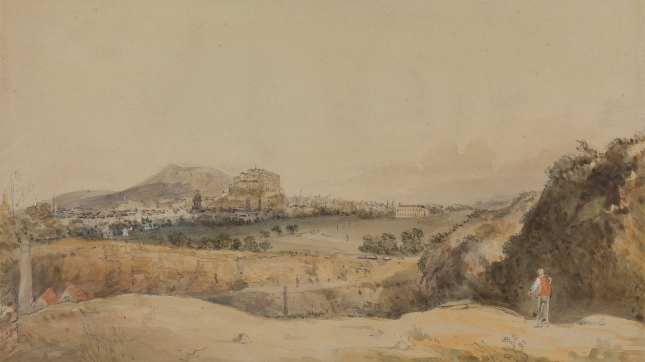 Utsikt over Edinburgh av Alexander Nasmyth