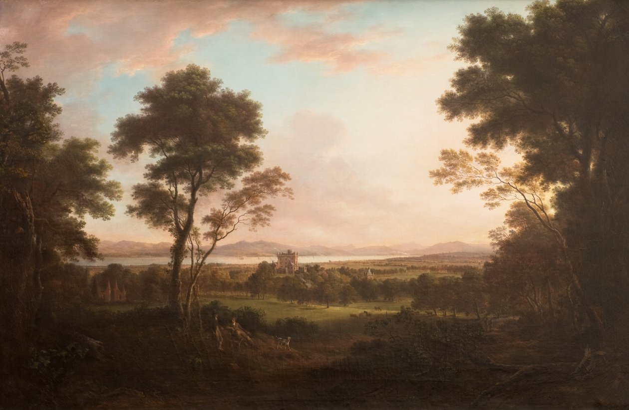 Castle Huntly, ca. 1800 (olje på lerret) av Alexander Nasmyth
