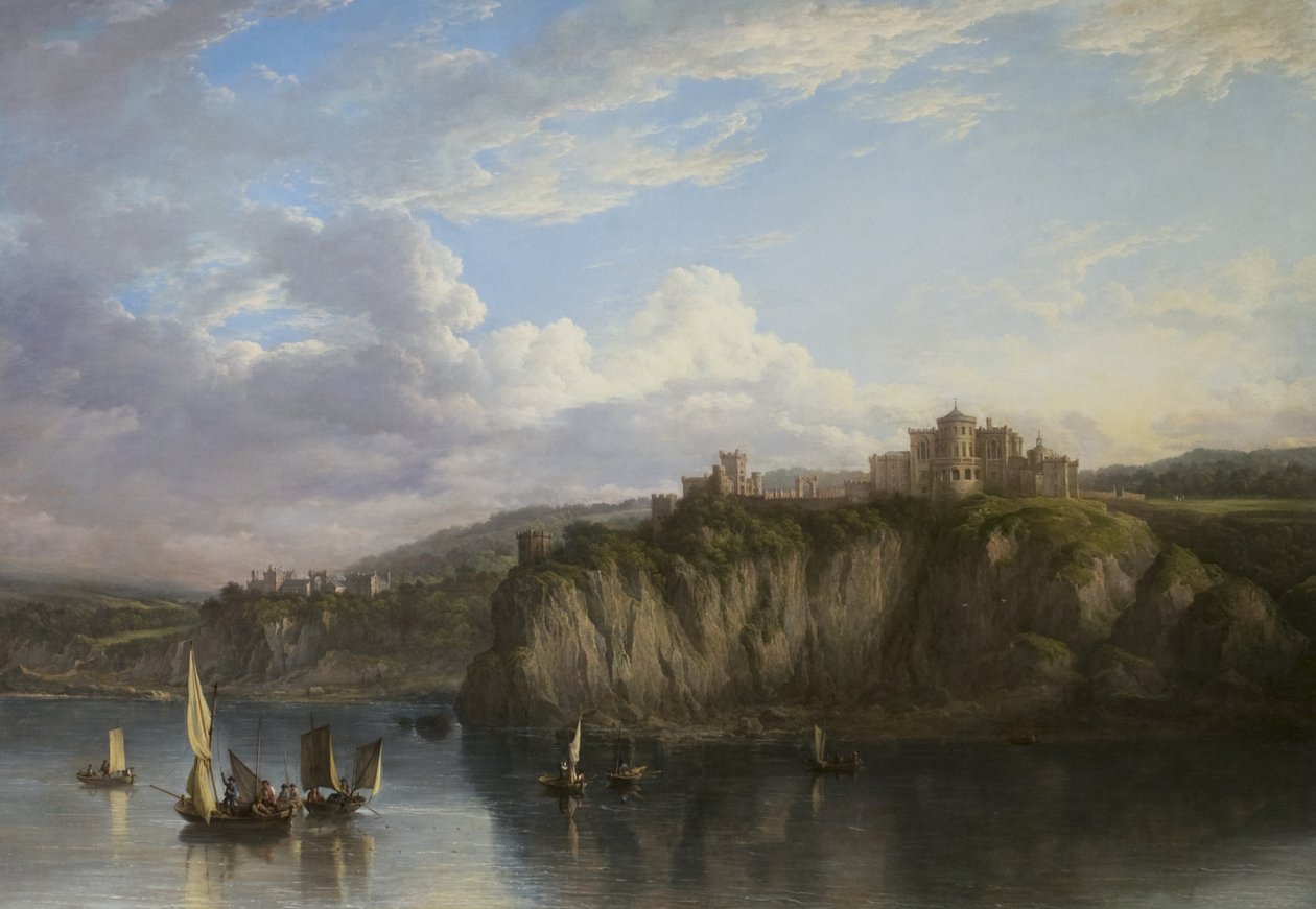 Culzean Castle from the Sea, ca. 1816 av Alexander Nasmyth