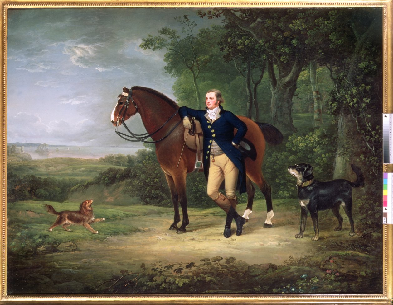 Portrett av en gentleman, sannsynligvis George Hay, 7. Marquess of Tweeddale, ca. 1790 av Alexander Nasmyth