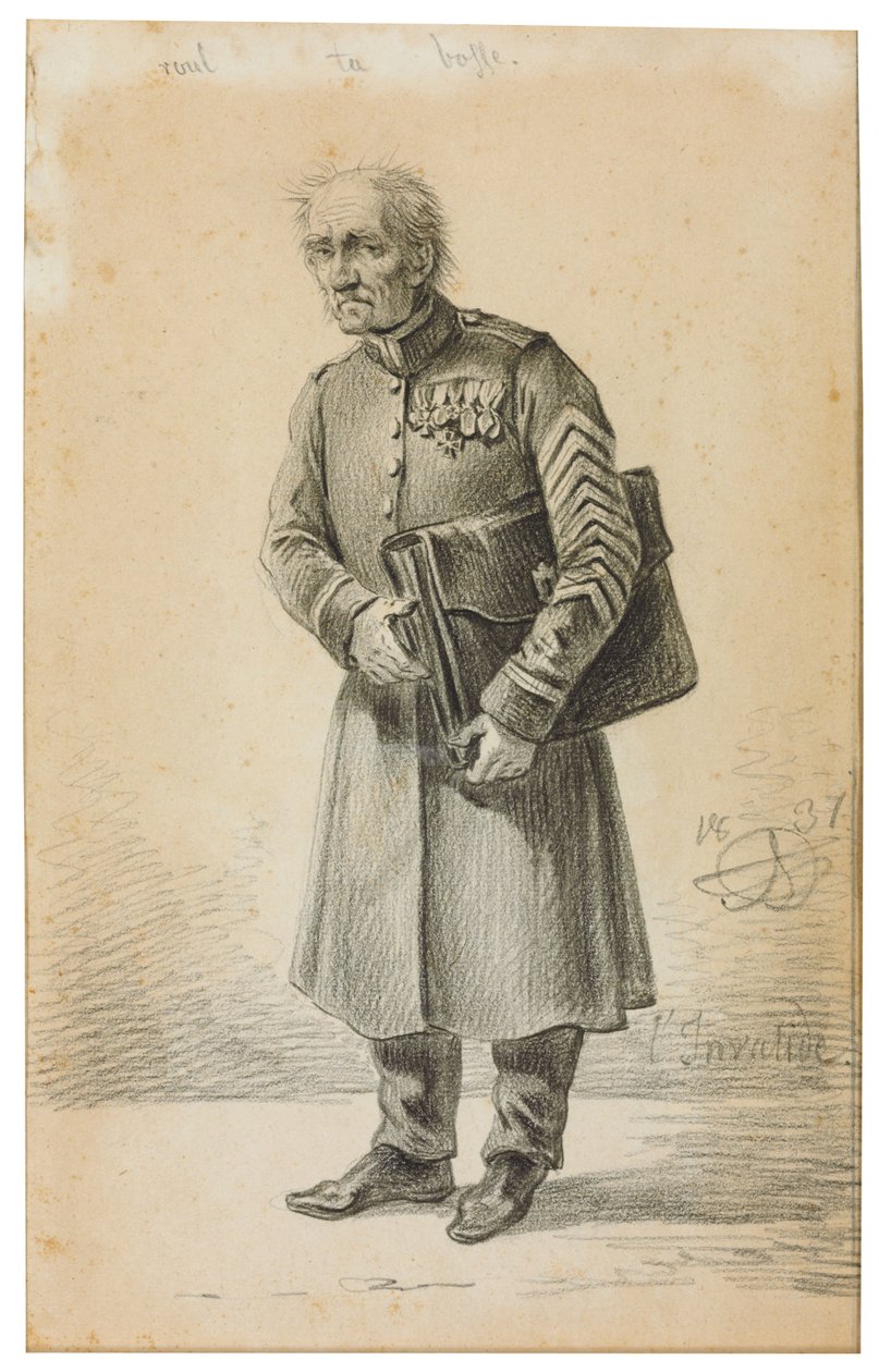 En veteran fra den keiserlige russiske hæren, 1837 av Alexander Orlowski