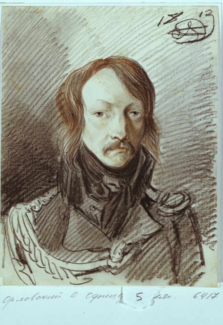 Portrett av Alexei Pavlovich Lanskaya 1789-1855, 1813 av Alexander Osipovich Orlowski