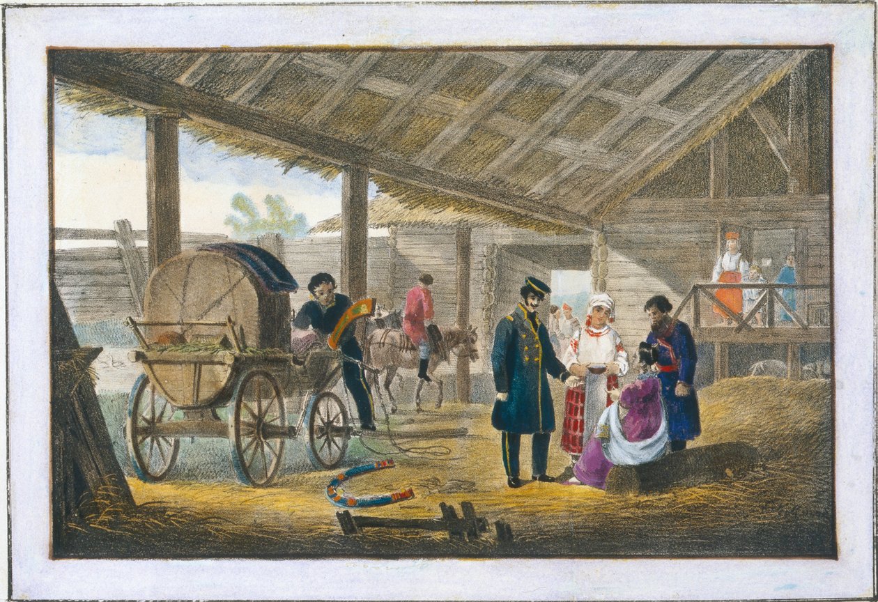 Vertshuset i veikanten, 1820 av Alexander Pluchart