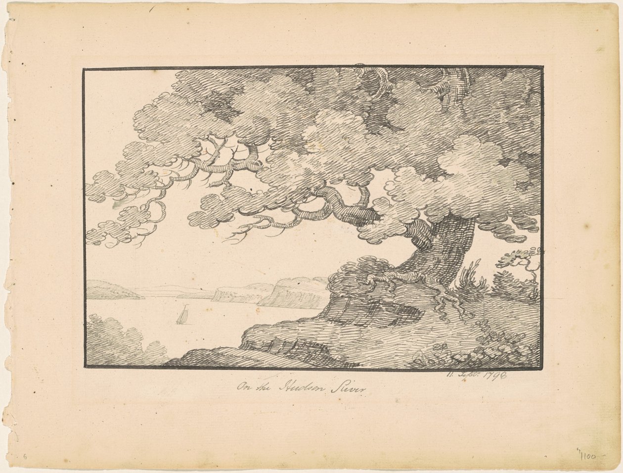 Ved Hudson River av Alexander Robertson