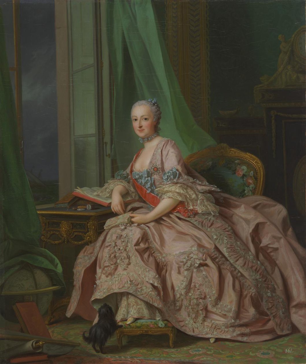 Anastasia Ivanovna, prinsesse av Hessen-Homburg 1700-1755, født grevinne Trubetskaya, 1757 av Alexander Roslin