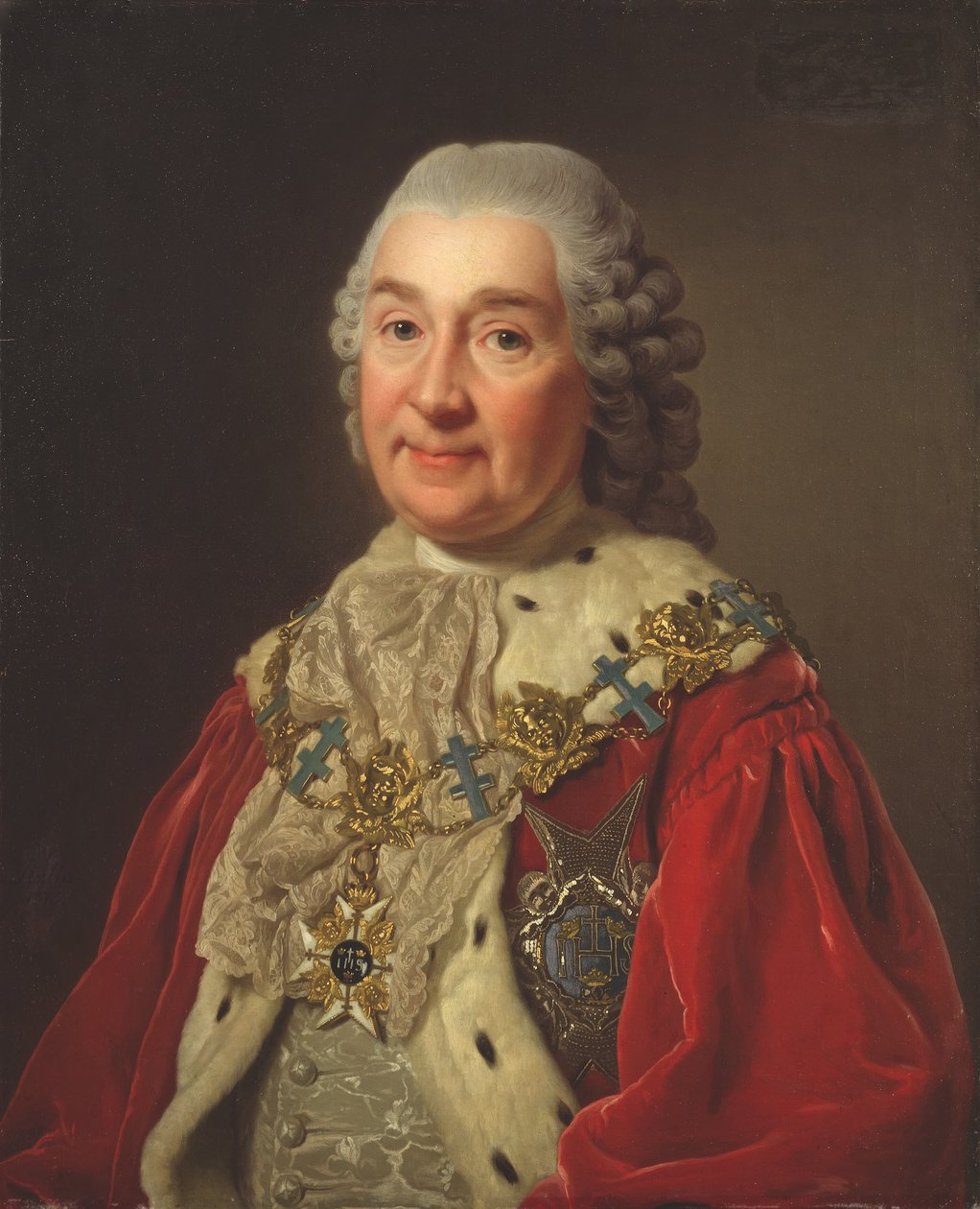 Carl Fredrik Scheffer (1715-1786), greve og statsråd, 1775 av Alexander Roslin