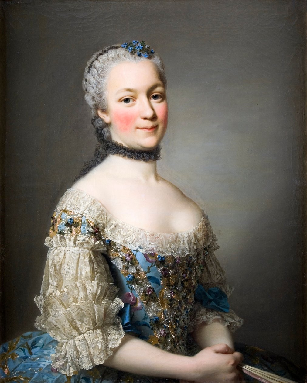Portrett av Katarzyna Zamojska malt av Roslin av Alexander Roslin