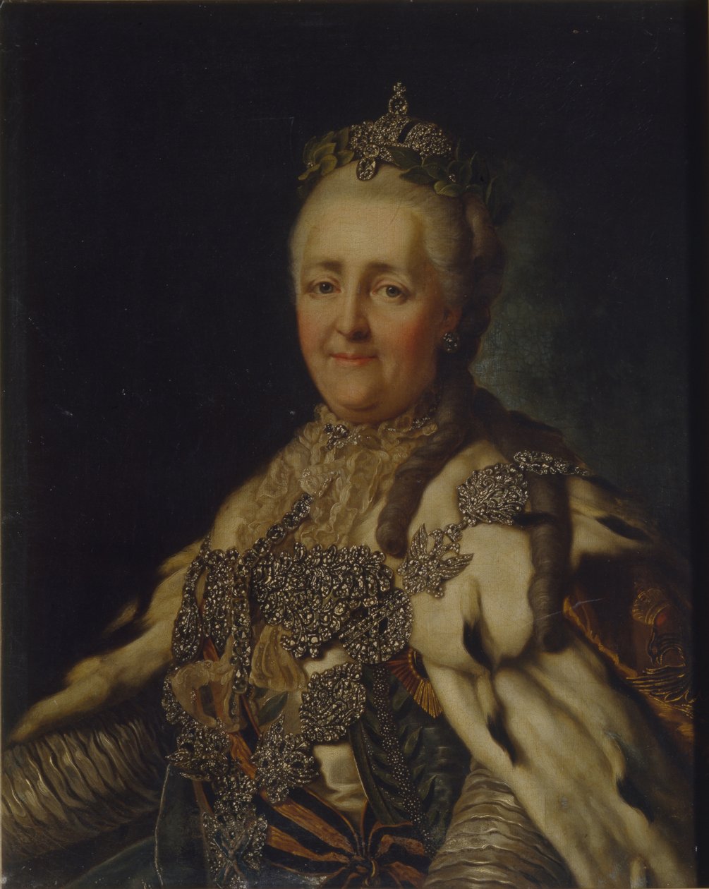 Portrett av keiserinne Katarina II 1729-1796 av Alexander Roslin