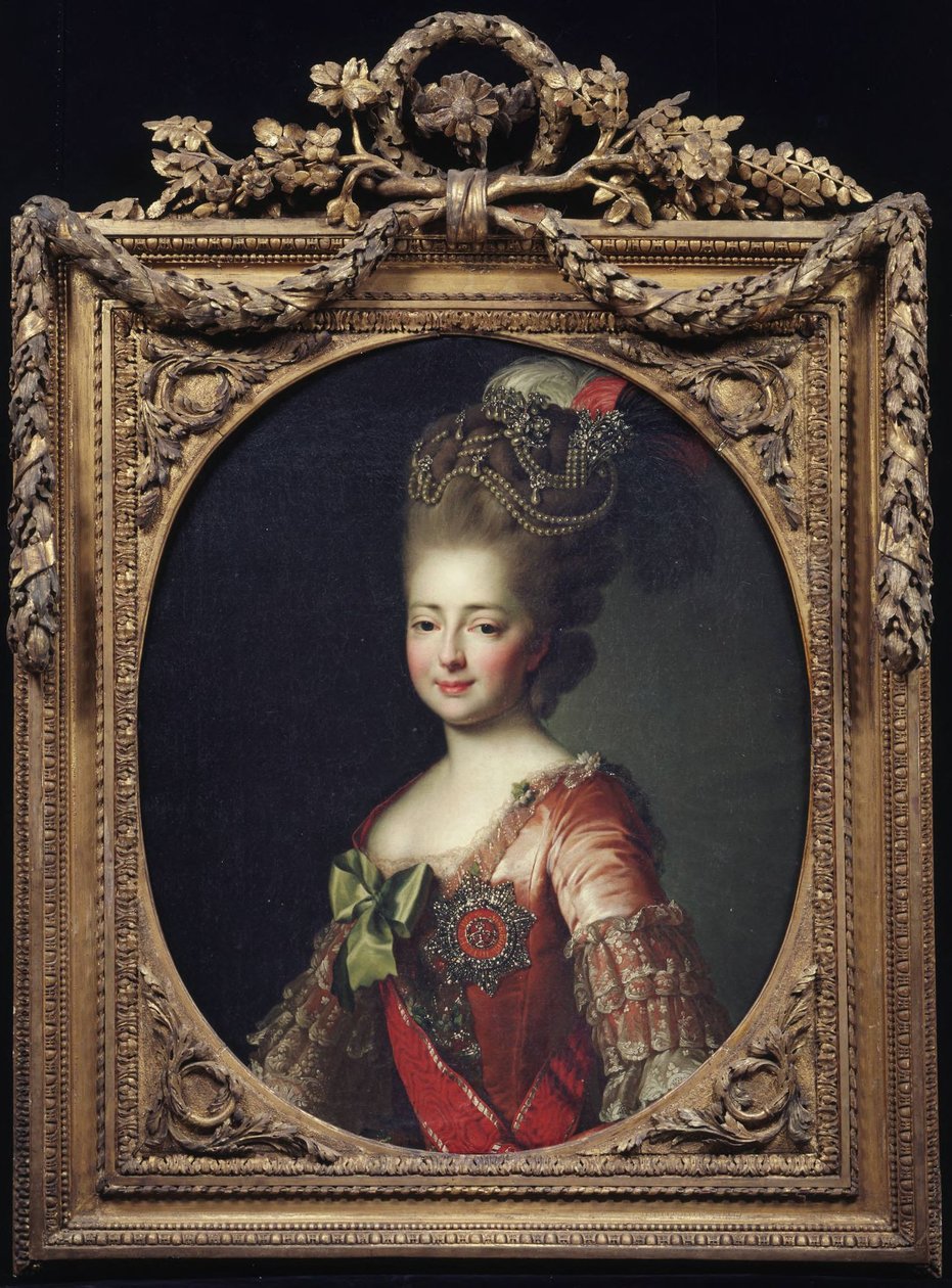 Portrett av storfyrstinne Sofia, tsarevitsj Pavels andre hustru av Alexander Roslin