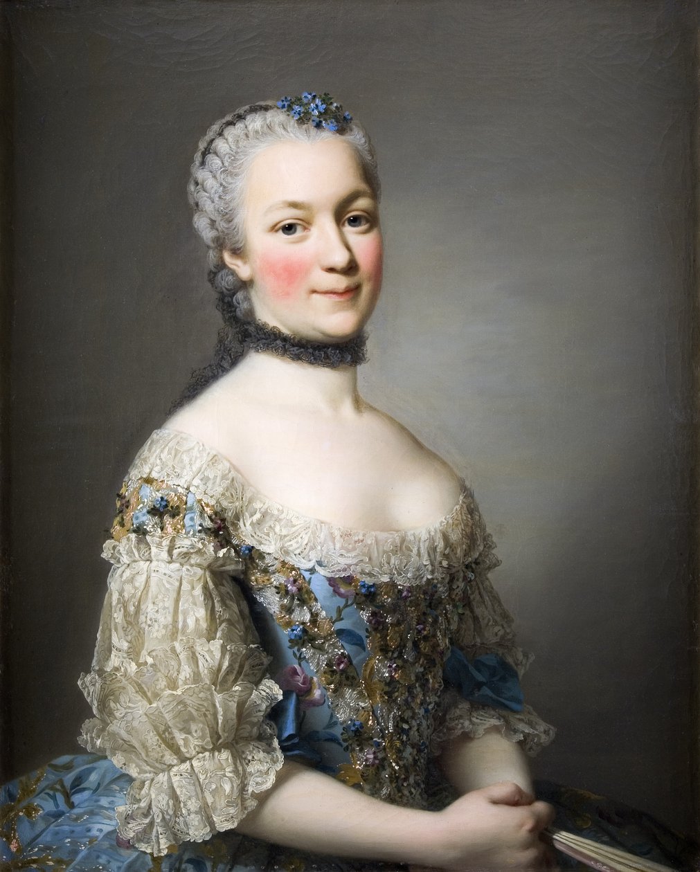 Portrett av Katarzyna Mniszech, født Zamoyska 1722-1771, 1753 av Alexander Roslin