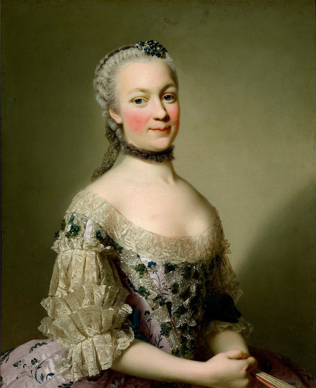 Portrett av Katarzyna Mniszech, født Zamoyska av Alexander Roslin