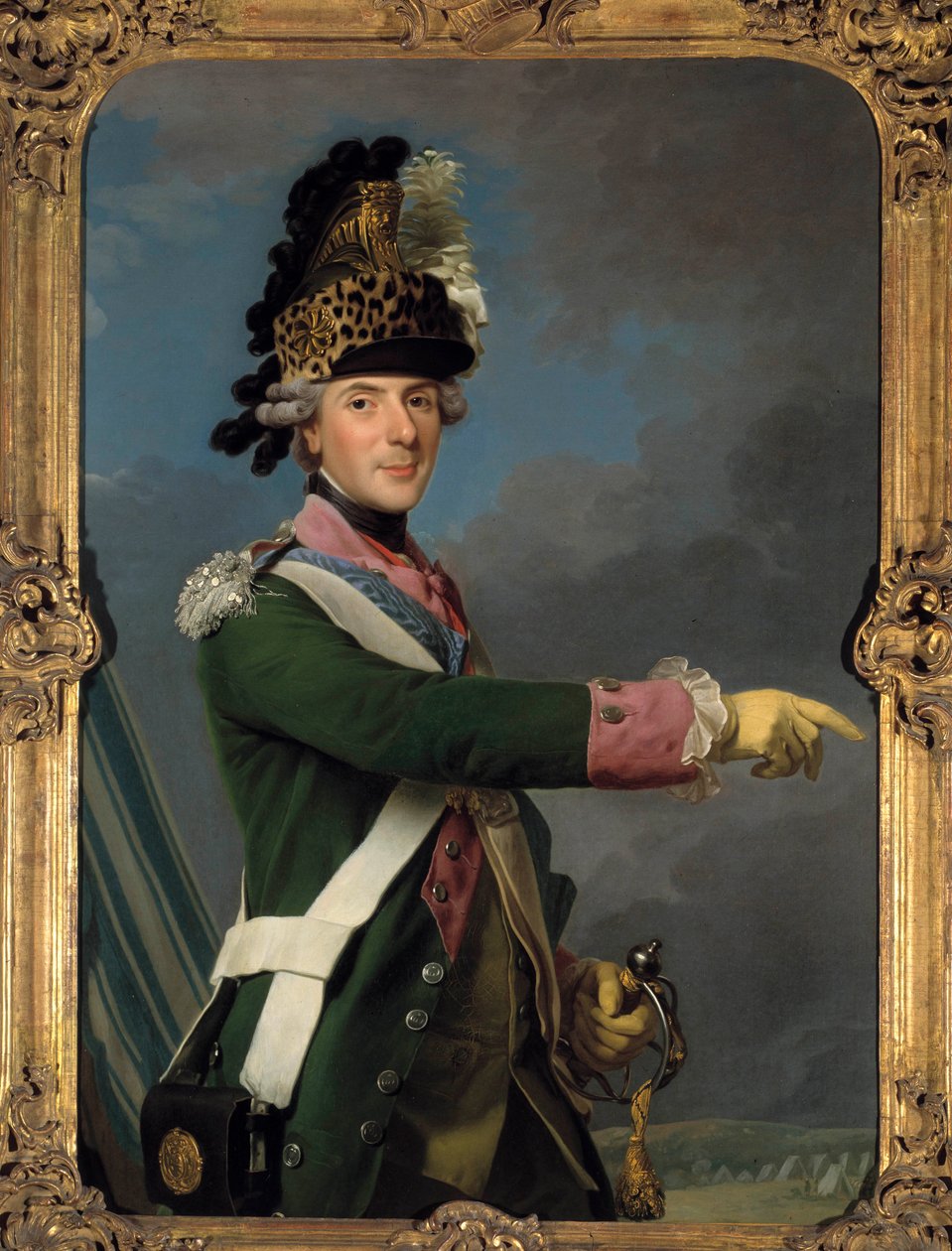 Portrett av Louis de France (1729-1765) delfin, sønn av Louis XV Maleri av Alexandre Roslin (1718-1793) av Alexander Roslin