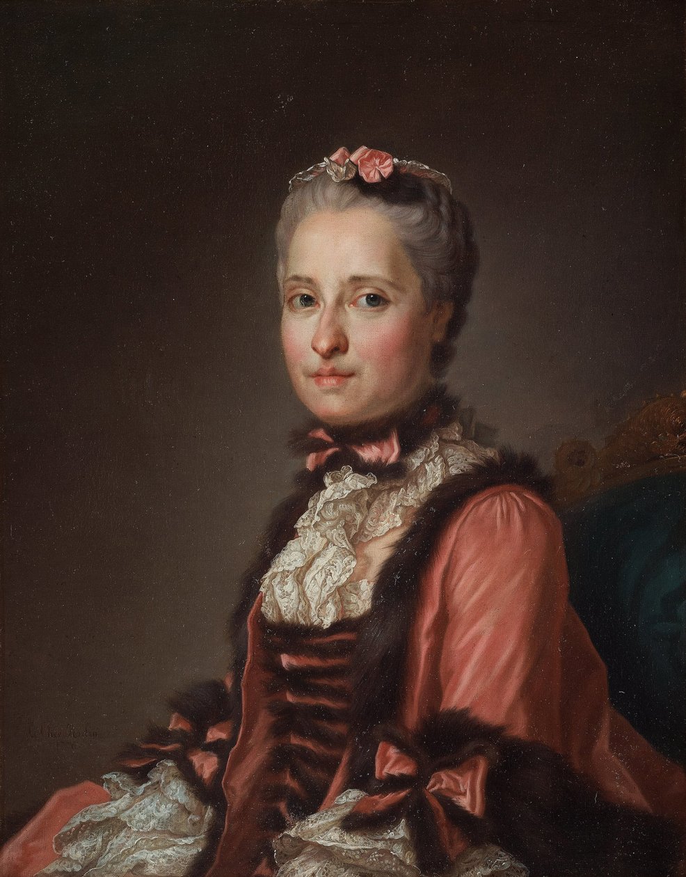 Portrett av prinsesse Maria Josepha av Sachsen 1731-1767, 1775. av Alexander Roslin