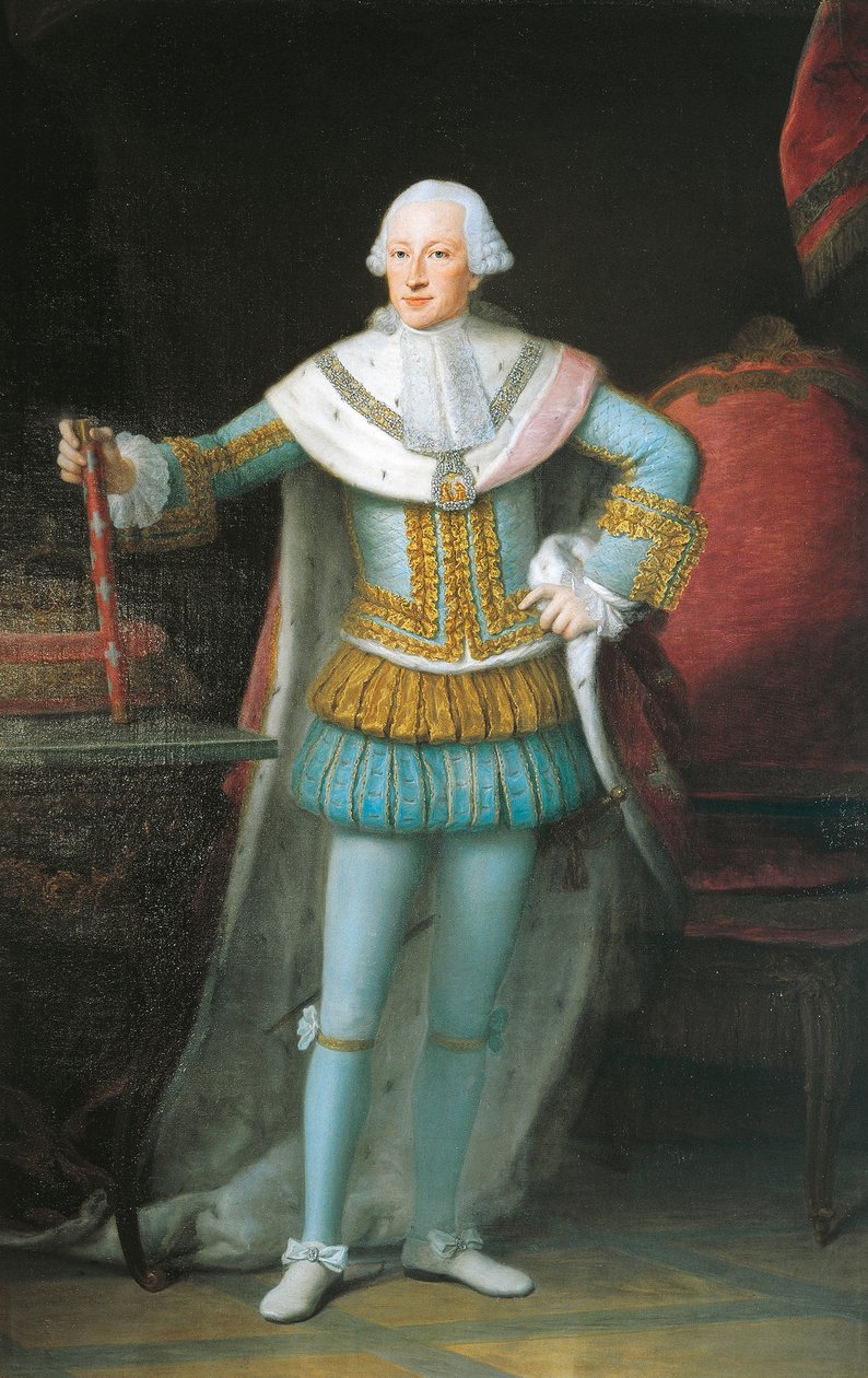 Portrett av Victor Amadeus III av Sardinia (Torino). av Alexander Roslin