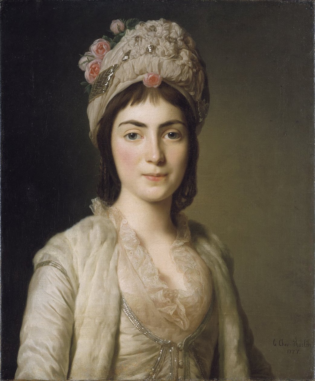 Zoie Ghika (død ca. 1830), prinsesse av Moldova og Valakia av Alexander Roslin