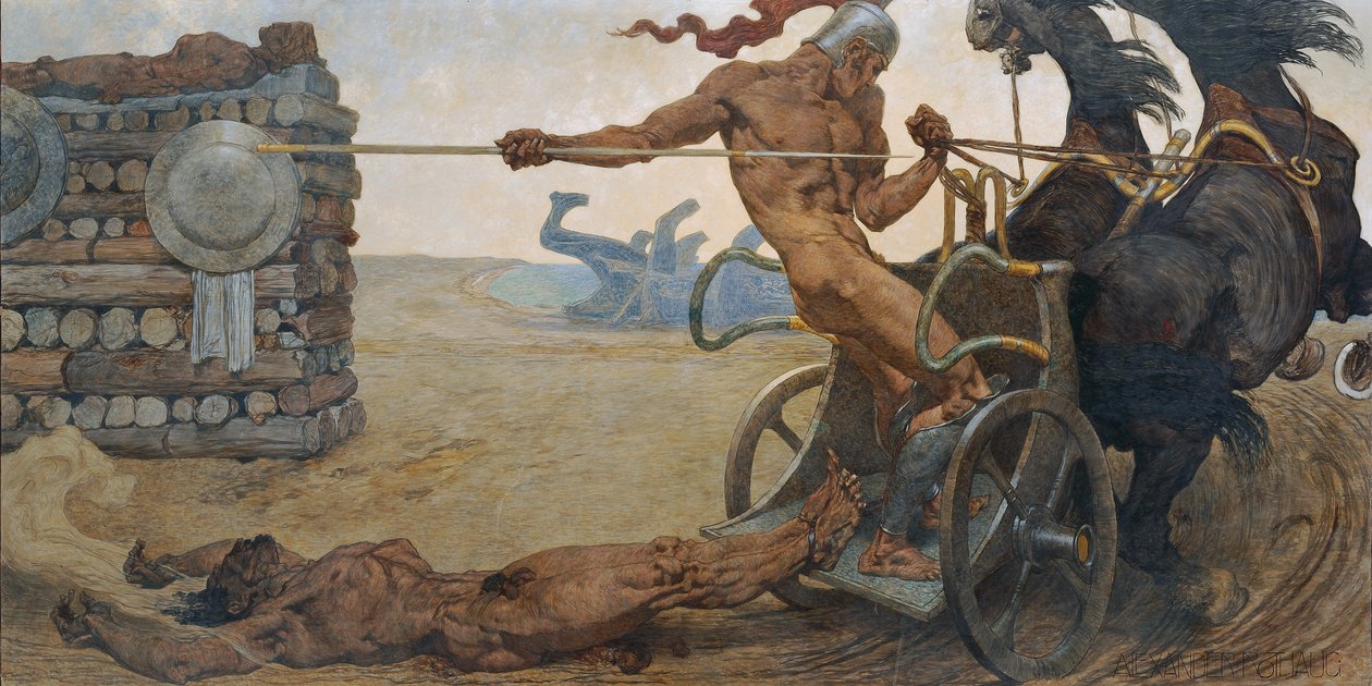 Akilles, ca. 1930. av Alexander Rothaug