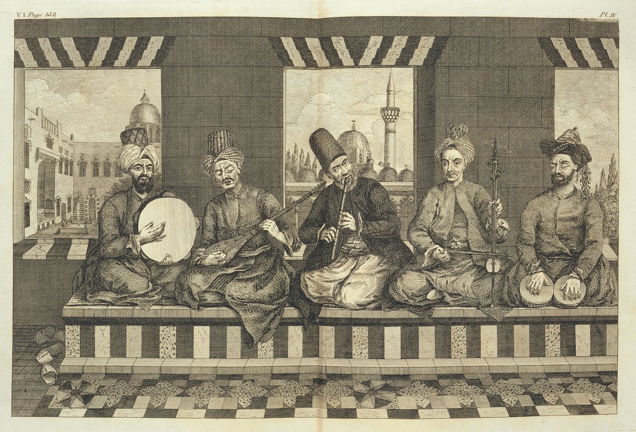 Syriske musikere, plate 4 fra 