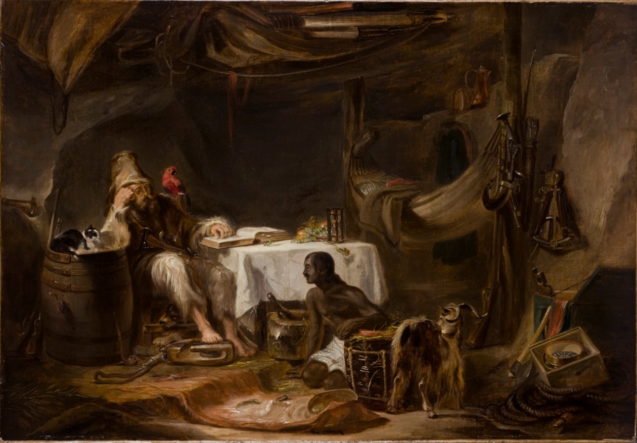 Robinson Crusoe og Man Friday av Alexander Snr Fraser