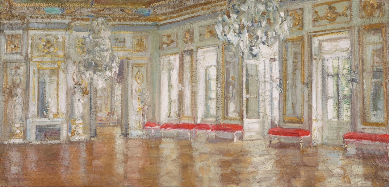 The White Hall, ca. 1907. av Alexander Valentinovich Sredin