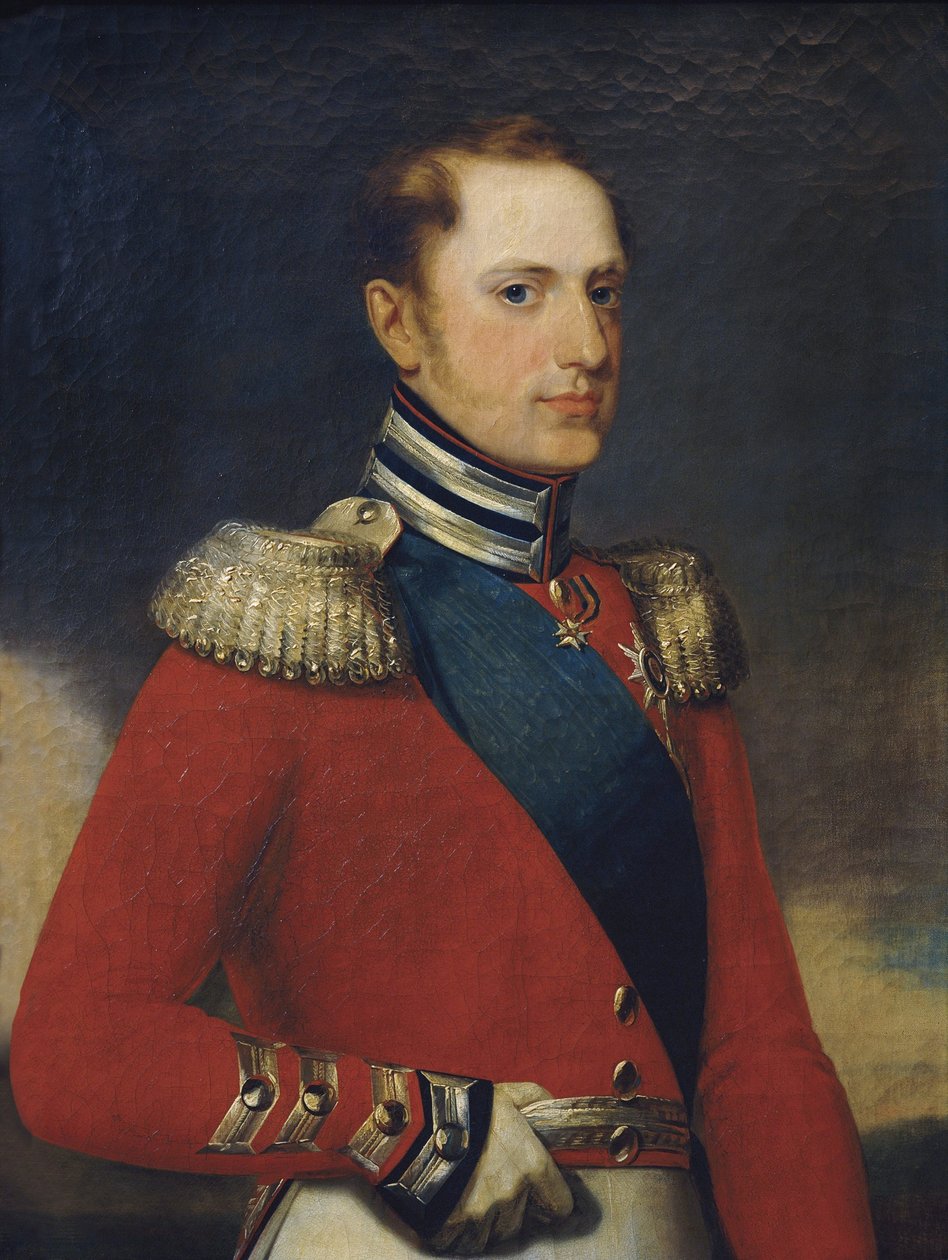 Portrett av keiser Nicholas I, 1829 av Alexander Vasilyevich Polyakov