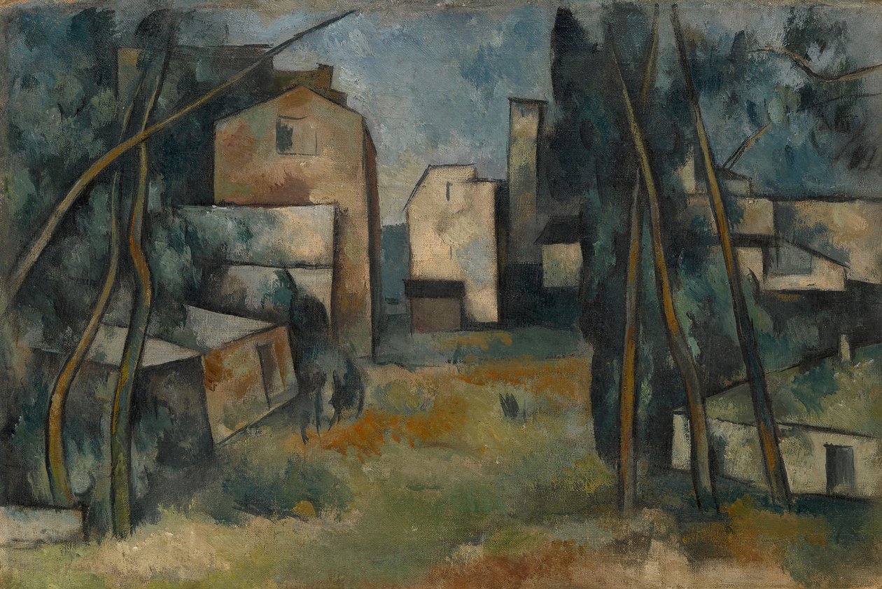 Utkanten av en by, 1919 av Alexander Vasilyevich Shevchenko