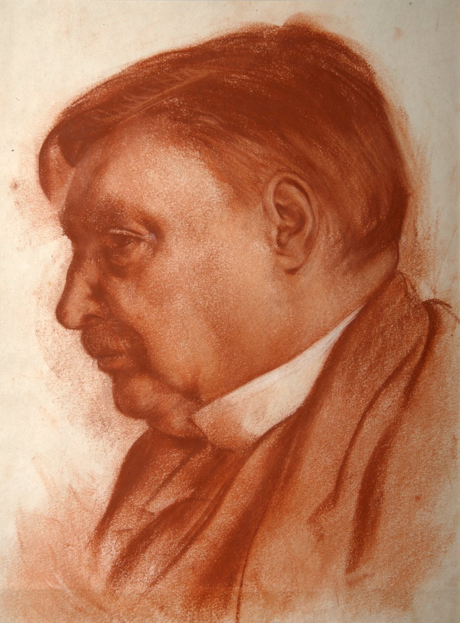 Portrett av komponisten Alexander Glazunov