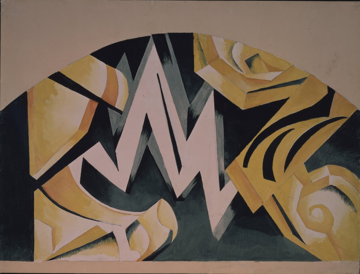Scenedesign for stykket Romeo og Julie av W. Shakespeare, 1921 av Alexandra Alexandrowna Exter
