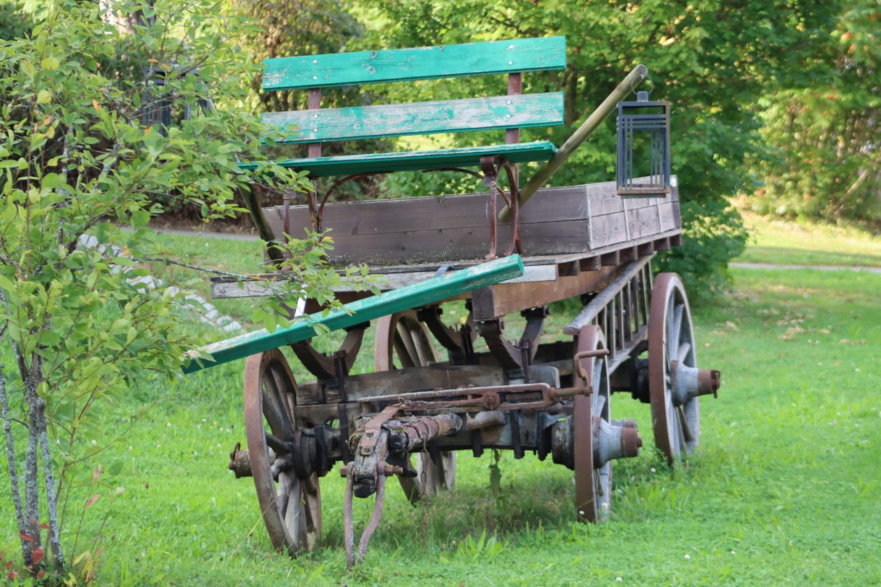 gammel vogn i parken av Alexandra Joseph