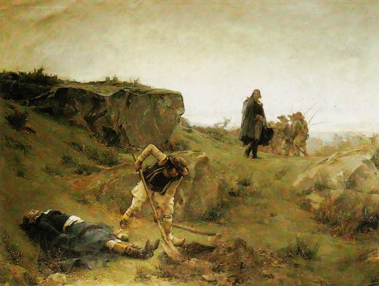 Dødsfallet til Henri de La Rochejaqueleinn av Alexandre Bloch