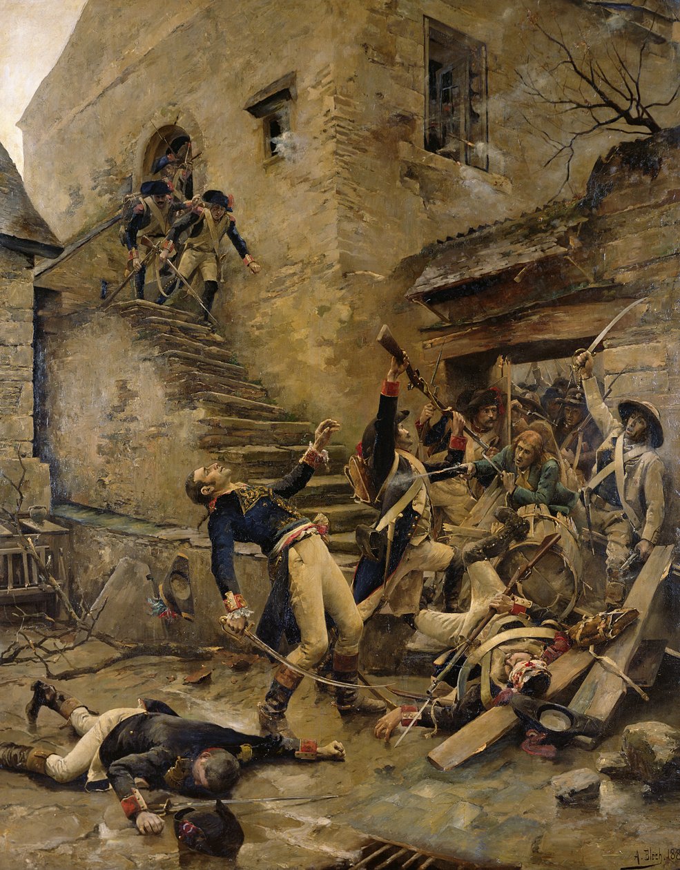 General Beaupuys død, 1888 av Alexandre Bloch