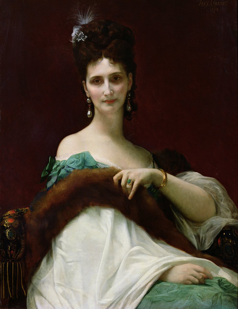 Grevinnen av Keller, 1873 av Alexandre Cabanel