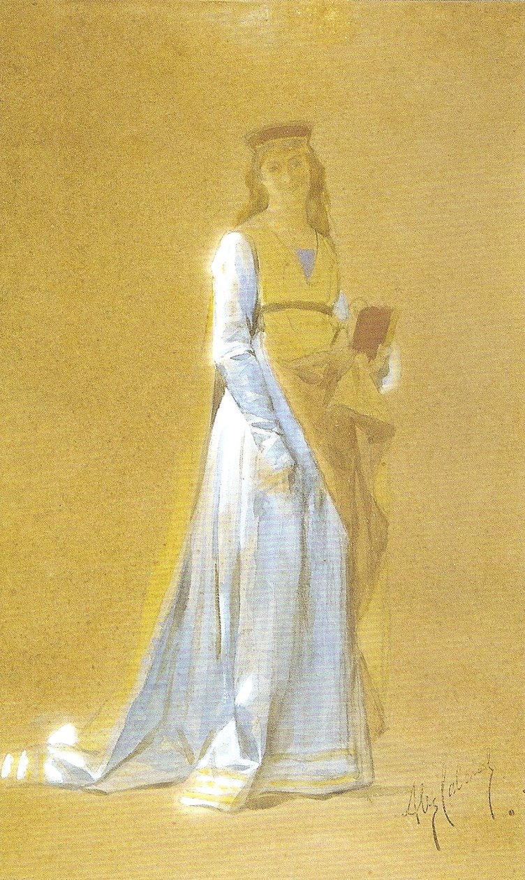 Middelaldersk dame av Alexandre Cabanel