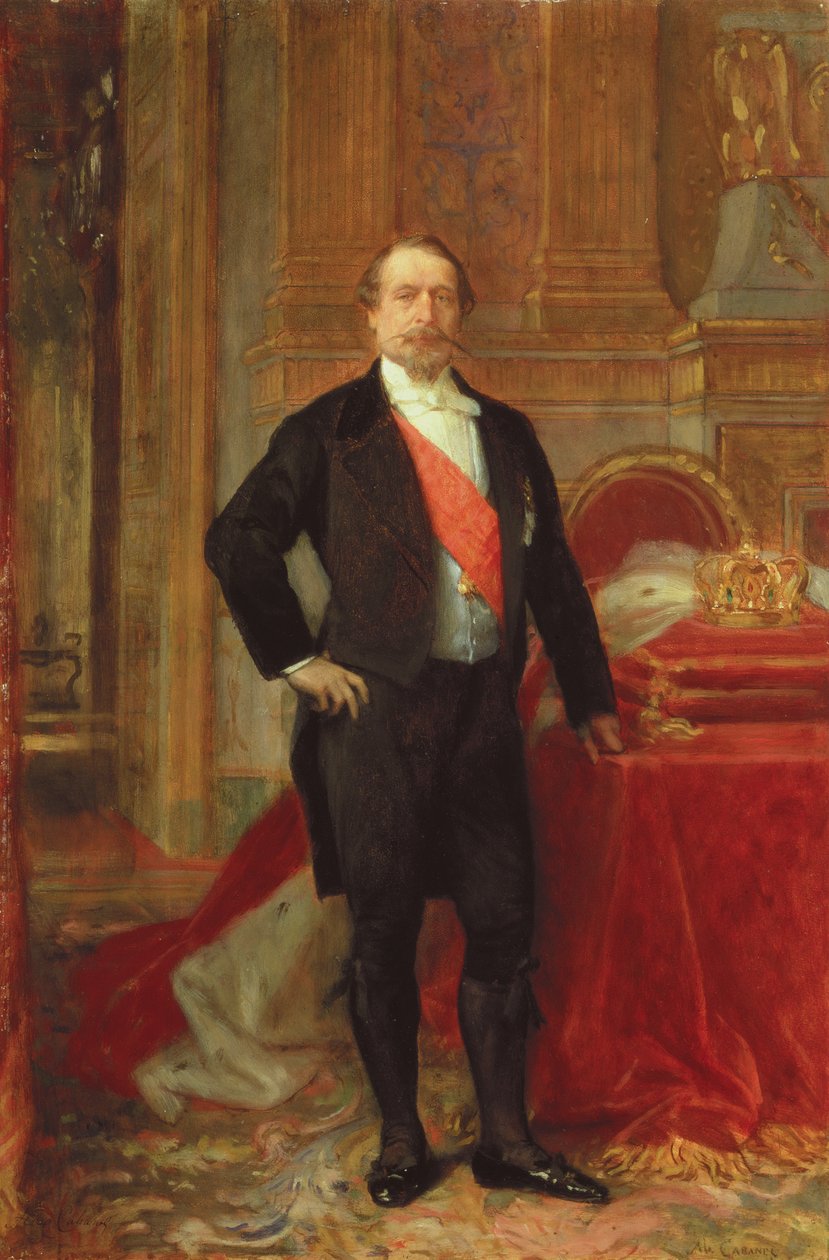 Napoleon III, ca. 1865 av Alexandre Cabanel