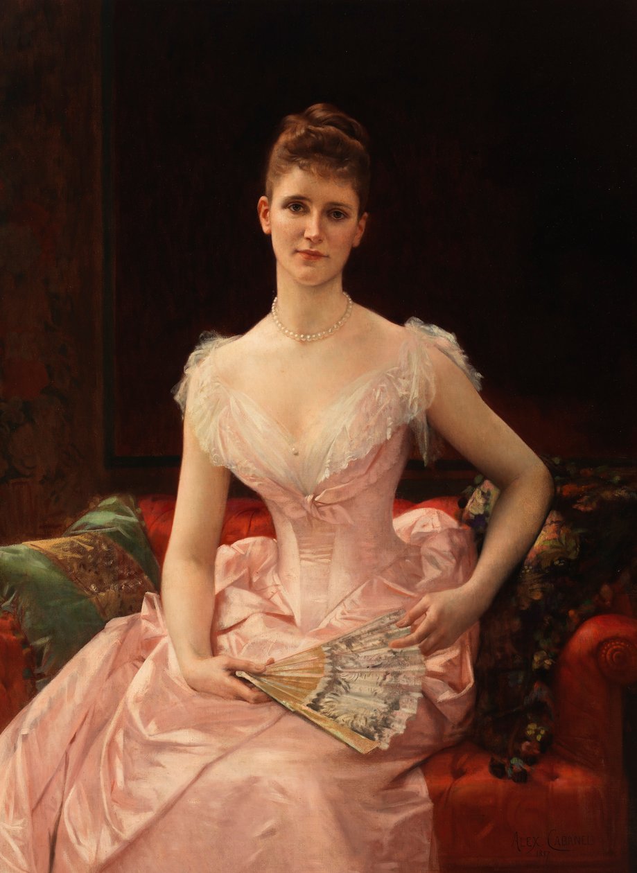 Olivia Peyton Murray Cutting av Alexandre Cabanel