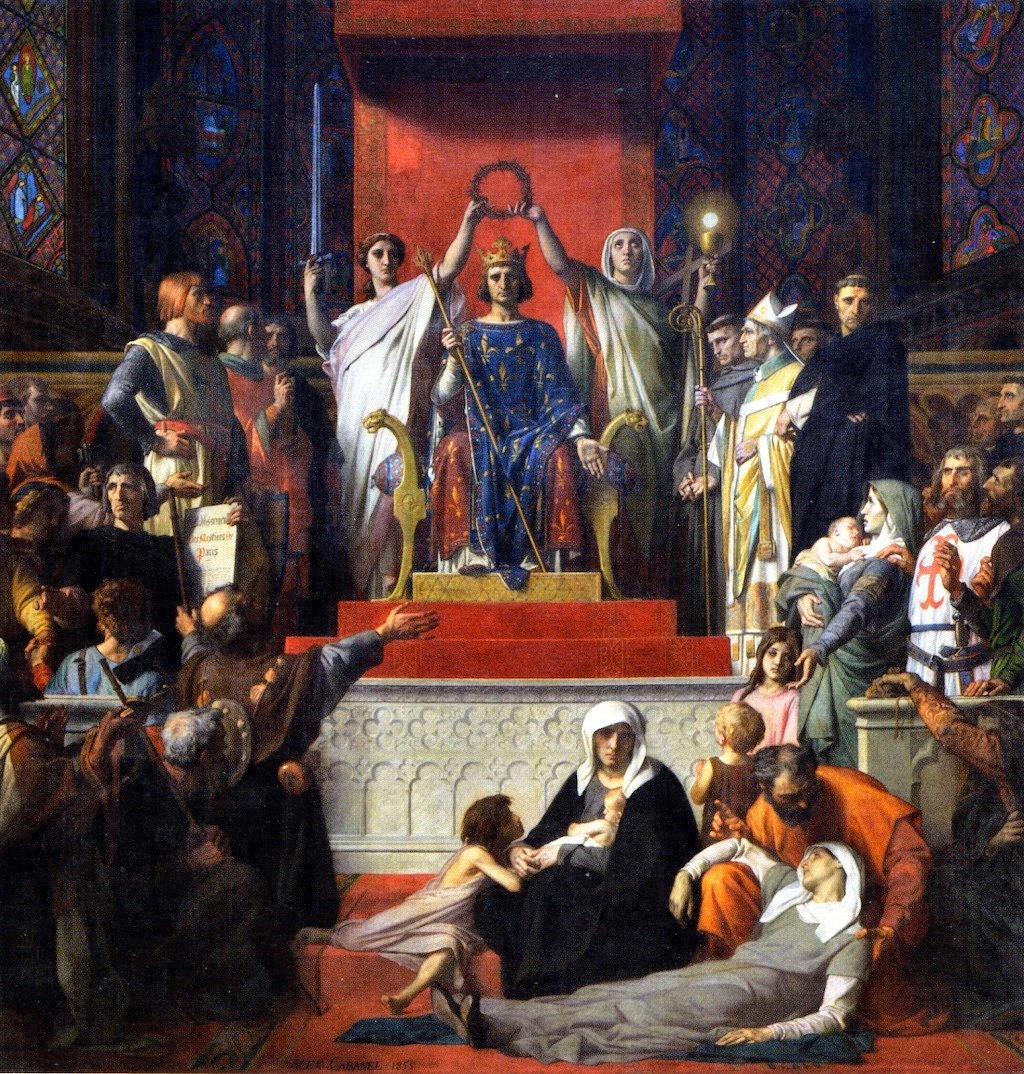 Forherligelsen av St. Louis av Alexandre Cabanel