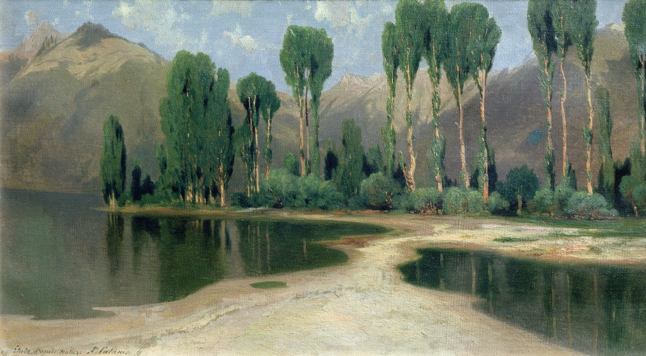 Sveitsisk landskap av Alexandre Calame