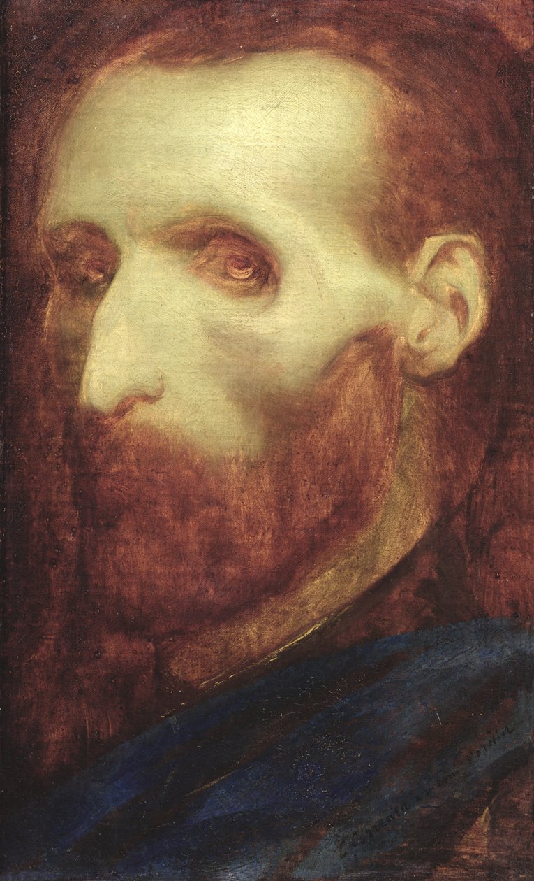 Theodore Gericault (1791-1824) døende, 1824 av Alexandre Correard