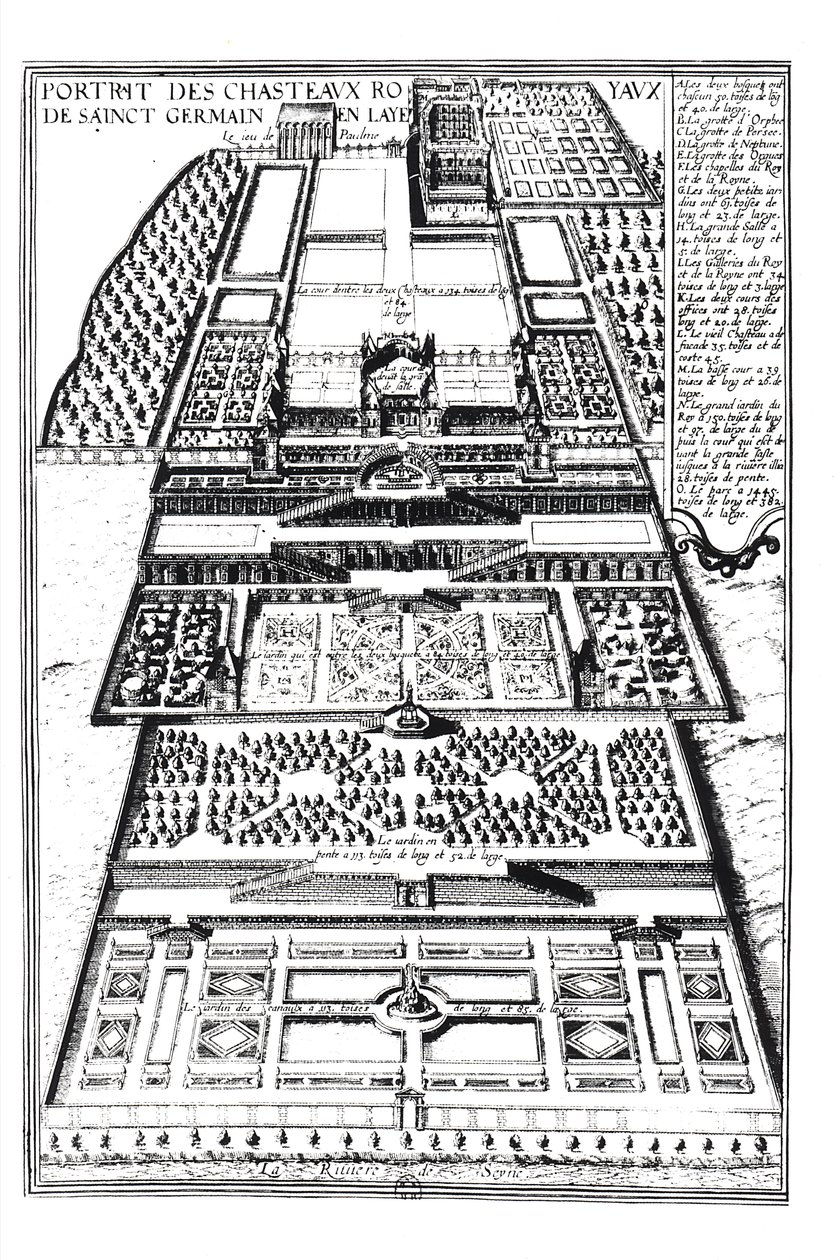 Det nye slottet i Saint-Germain-en-Laye, 1614 av Alexandre Francini