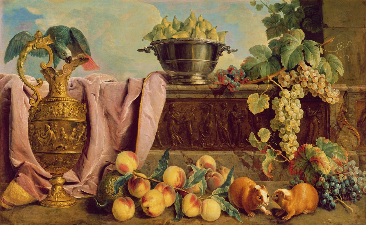 Stilleben med en kanne, 1734 av Alexandre Francois Desportes