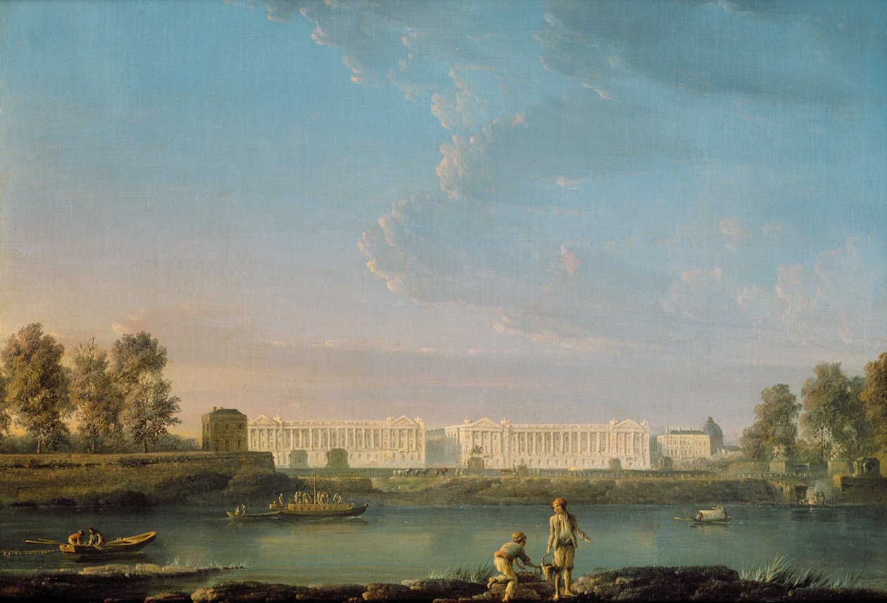 Plass Ludvig XV, ca. 1779 av Alexandre Jean Noel