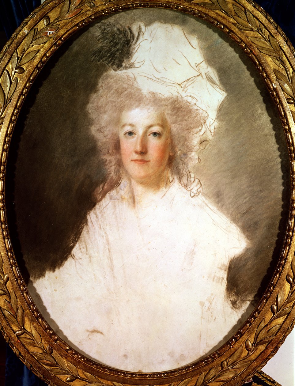 Uferdig portrett av Marie-Antoinette (1774-92) 1770-1819 (pastell på papir) av Alexandre Kucharski