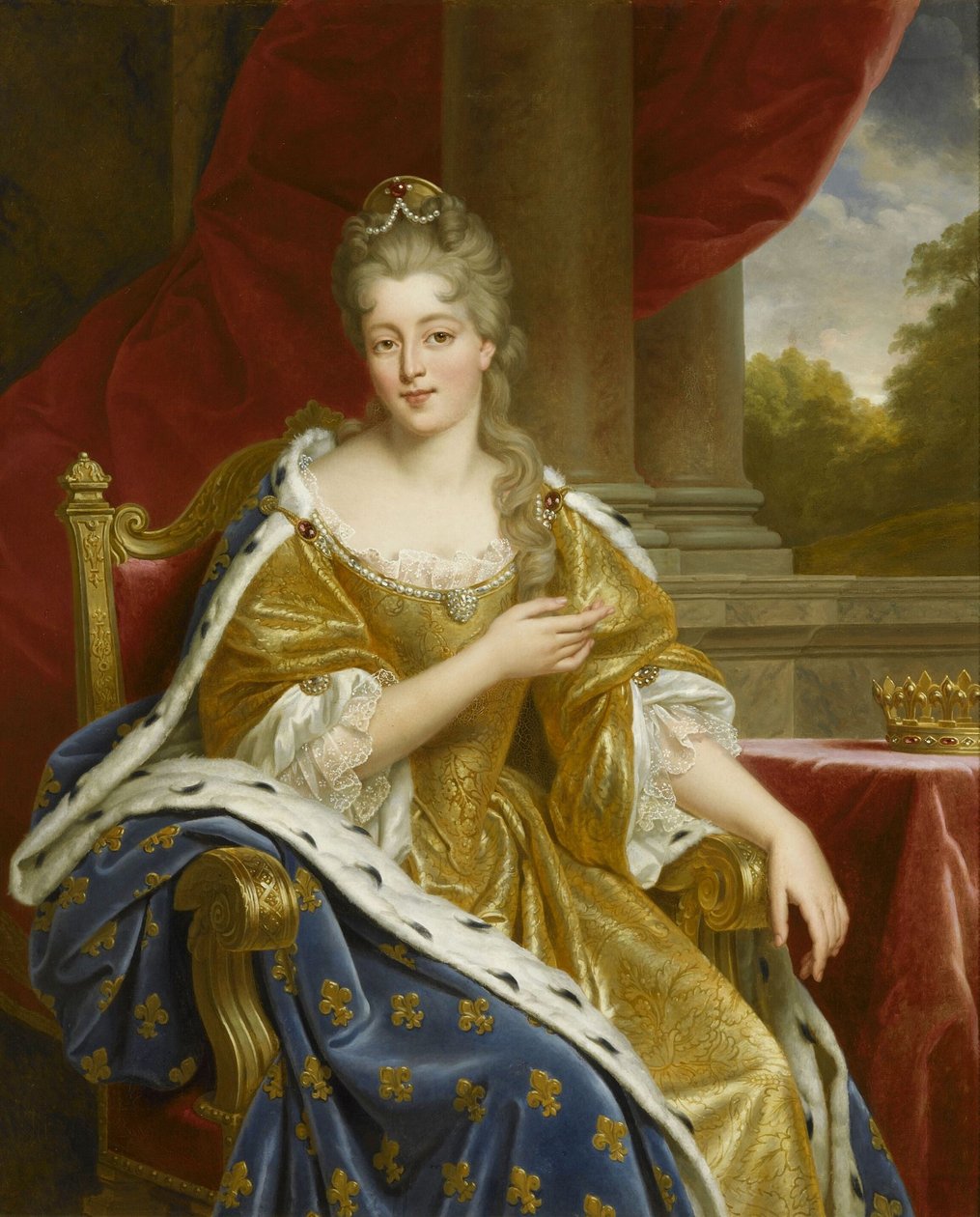 Françoise-Marie de Bourbon, Mademoiselle de Blois, hertuginne av Orléans av Alexandre-Francois Caminade