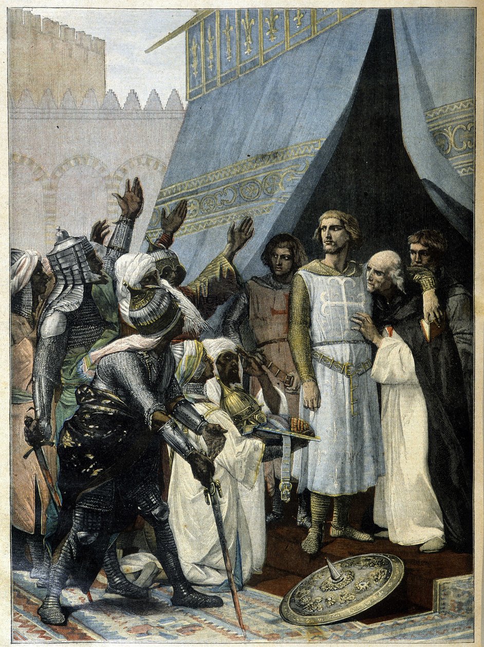 Saint Louis i Jerusalem (fra maleriet av Cabanel) - i "" Le Petite Journal"" av 11. september av after Alexandre Cabanel