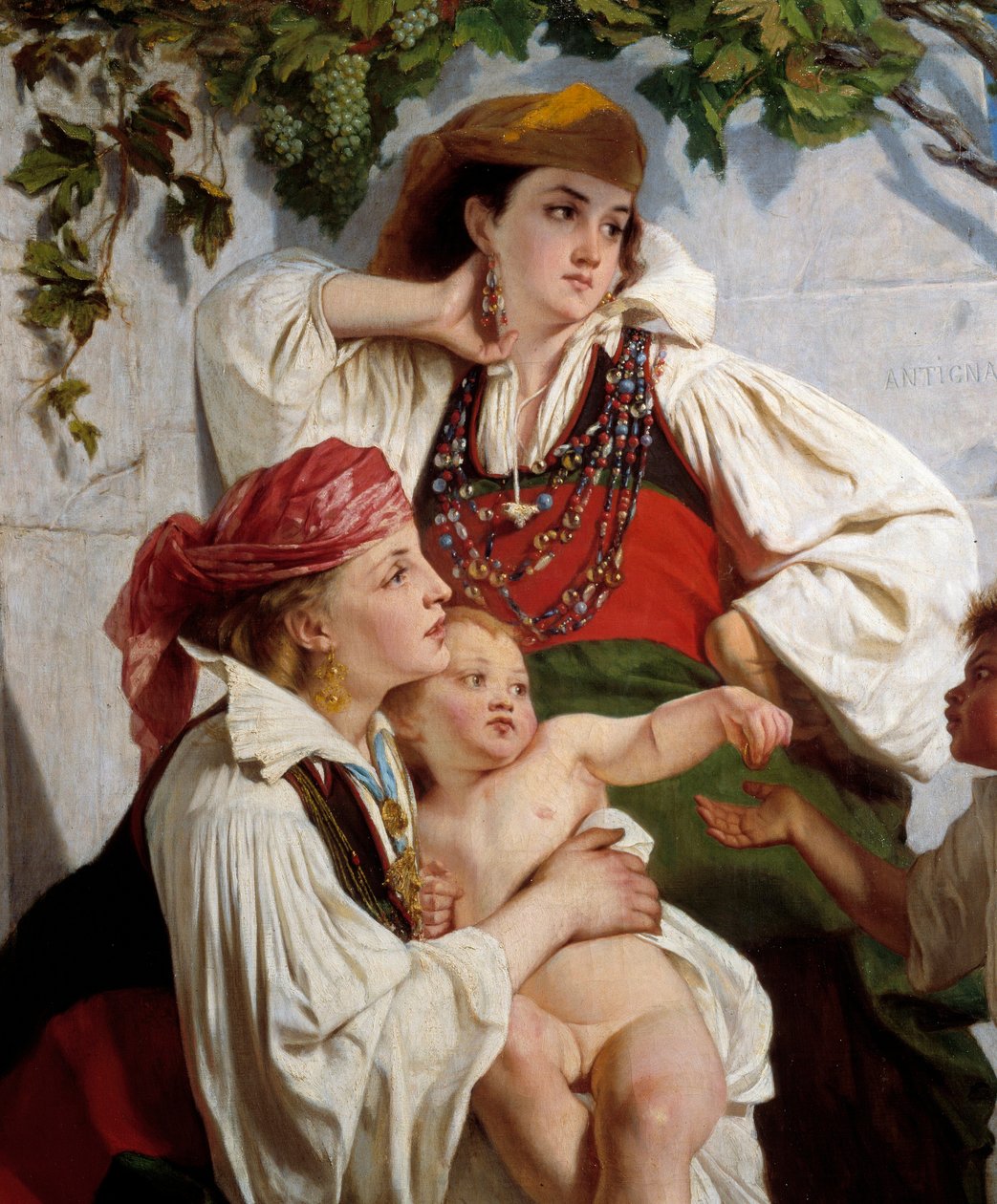 Aragonese av Anso Detail. Maleri av Alexander Antigna av Alexandre Antigna