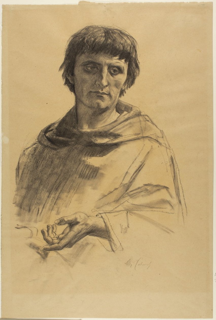 Central Figure, studie for The Life of Saint Louis, King of France av Alexandre Cabanel