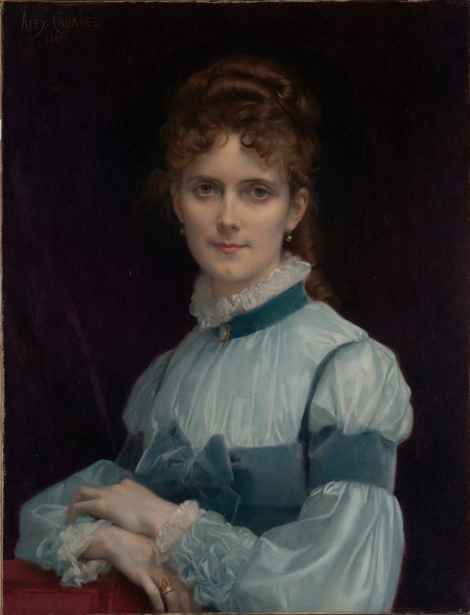 Portrett av Miss Fanny Clapp av Alexandre Cabanel