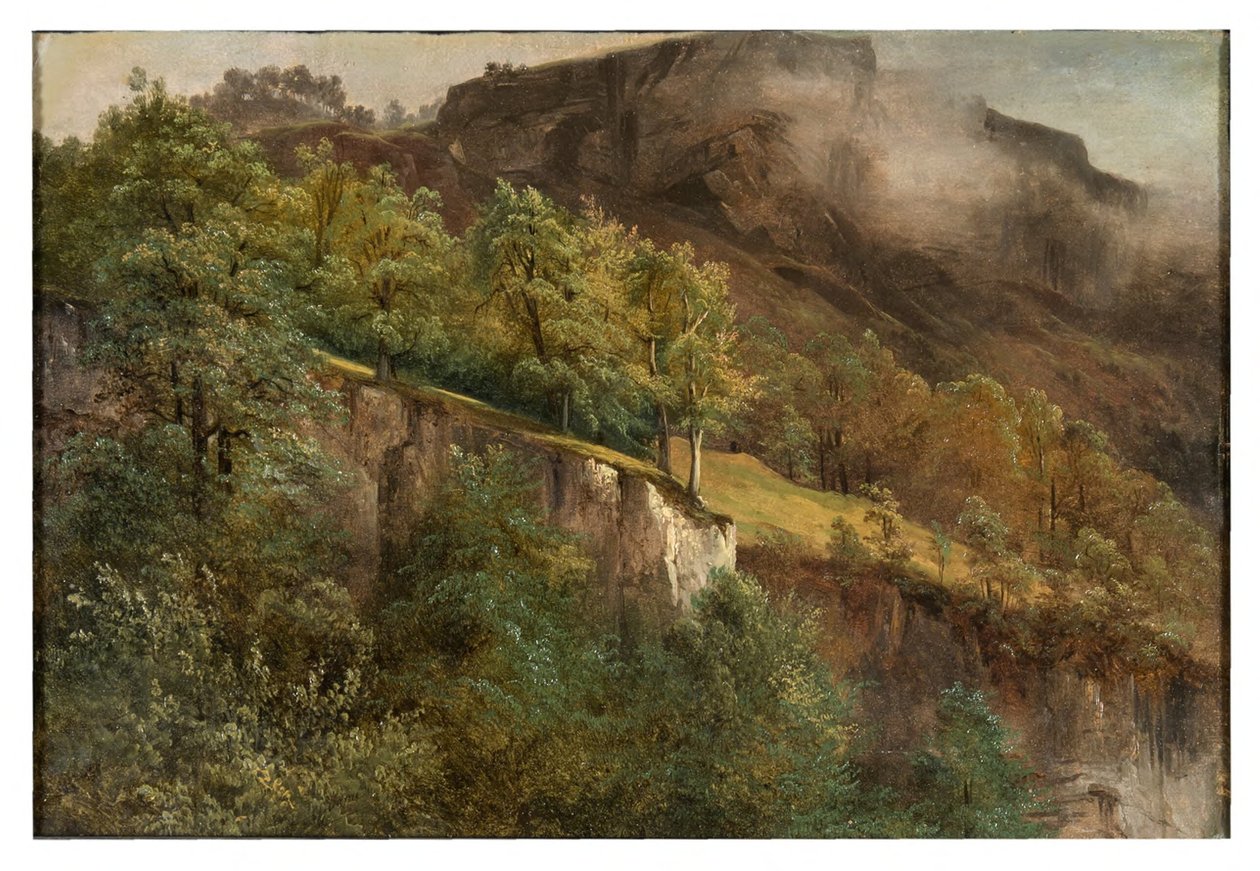 Fjellandskap i Valais av Alexandre Calame
