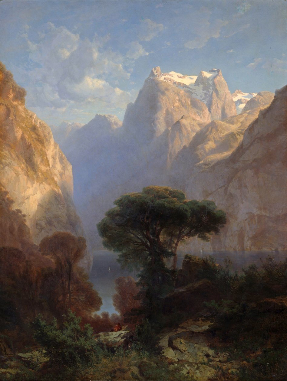 Vierwaldstättersjøen av Alexandre Calame
