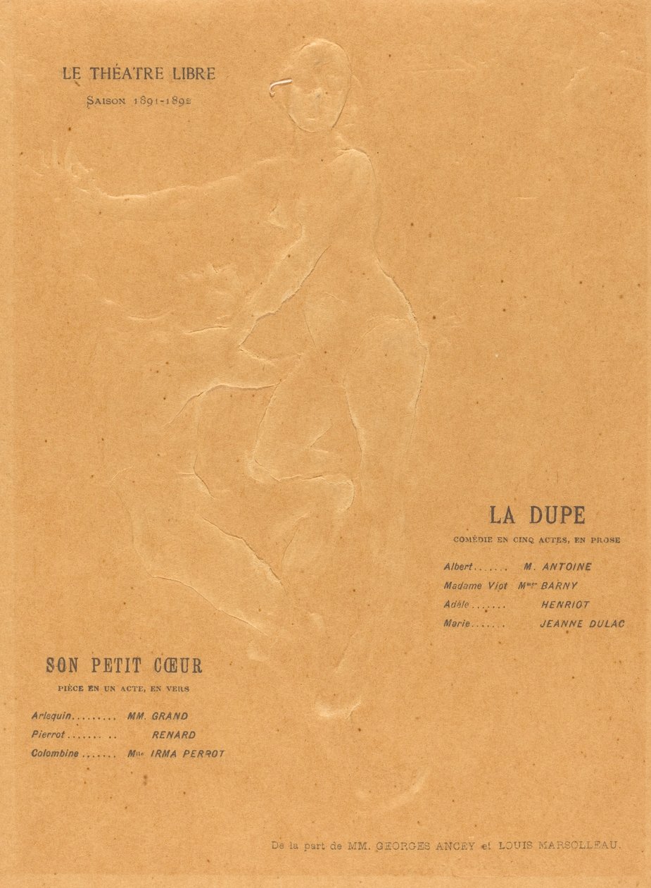 The Dupe; Hennes lille hjerte av Alexandre Charpentier